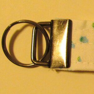 White Butterfly Wristlet Strap Keychain #15112026